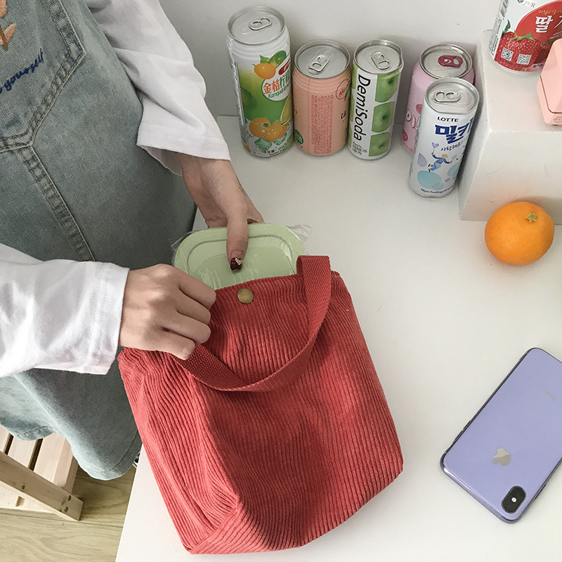 Corduroyขนาดเล็กถุงอาหารกลางวั - Meal Prep Bag บทวิจารณ์และราคา