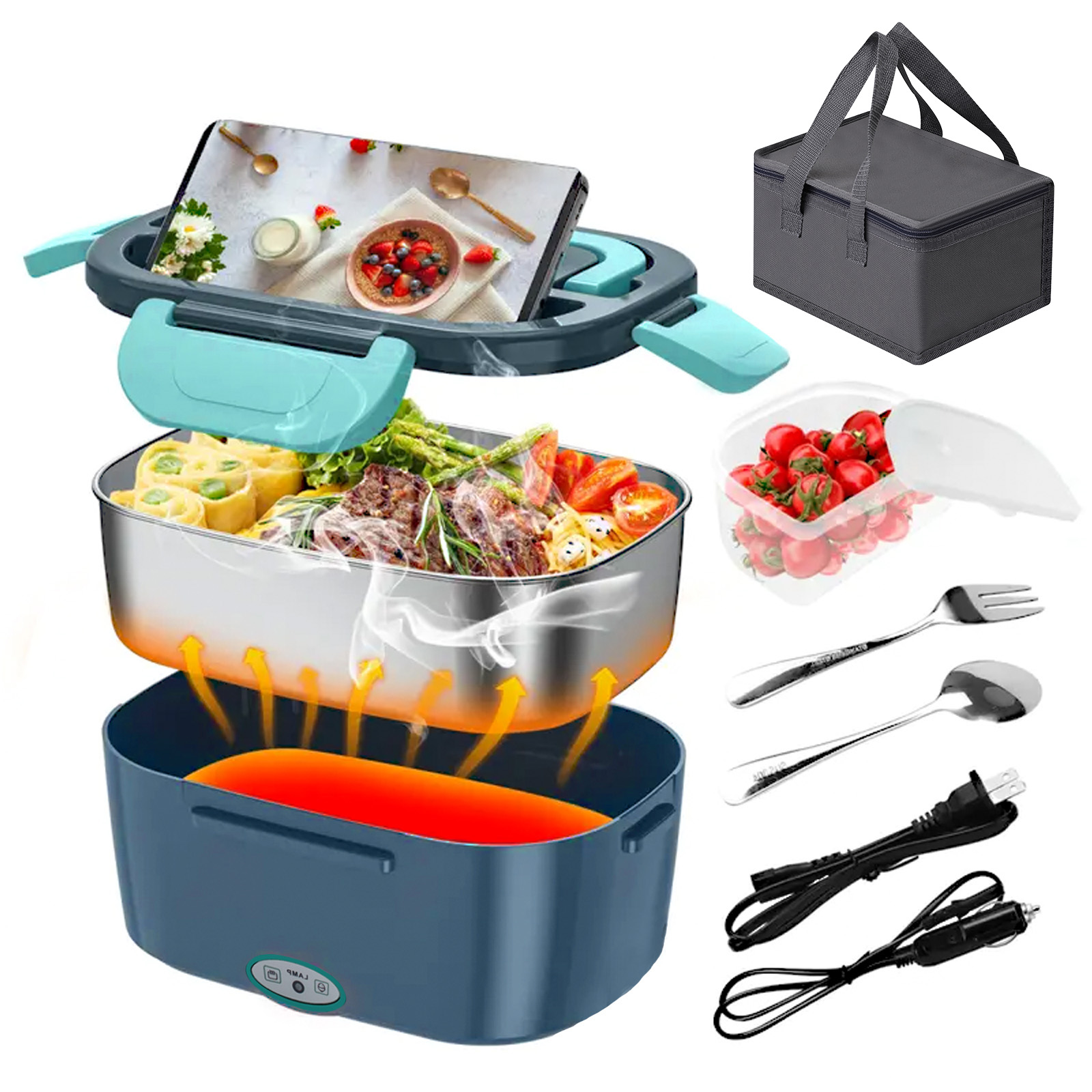 กล่องอาหารกลางวันไฟฟ้า 100W คว - Meal Prep Bag บทวิจารณ์และราคา