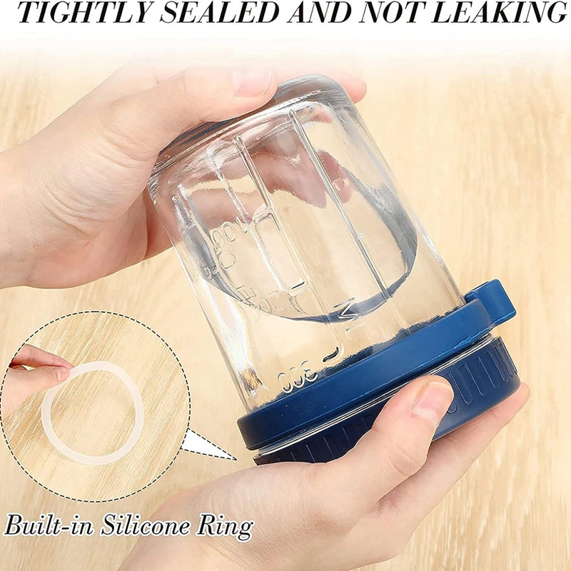 ชุดภาชนะใส่โอ๊ตมีลแบบค้างคืน 4 - Overnight Oat Jar บทวิจารณ์และราคา
