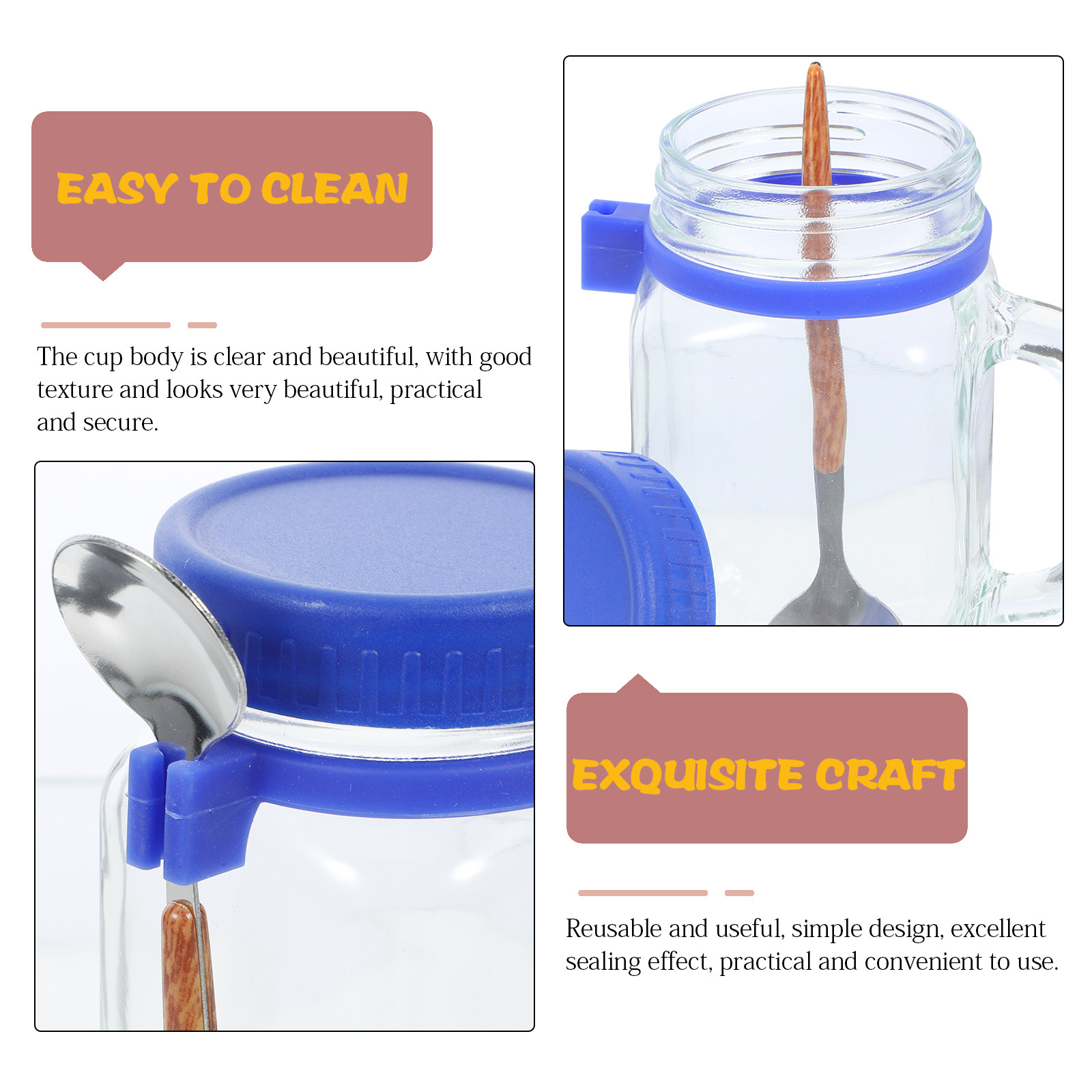 ชุดโหลแก้วสำหรับโอ๊ตมีลข้ามคืน - Overnight Oat Jar บทวิจารณ์และราคา