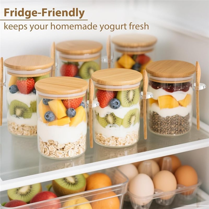 ชุด AB46-1 จำนวน 6 ชิ้น โถข้าว - Overnight Oat Jar บทวิจารณ์และราคา