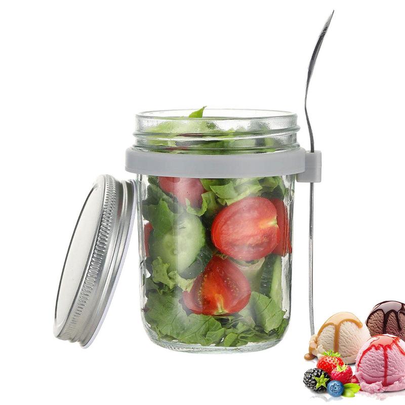 ขวดแก้วใส่อาหารแห้งขนาดใหญ่ 60 - Overnight Oat Jar บทวิจารณ์และราคา