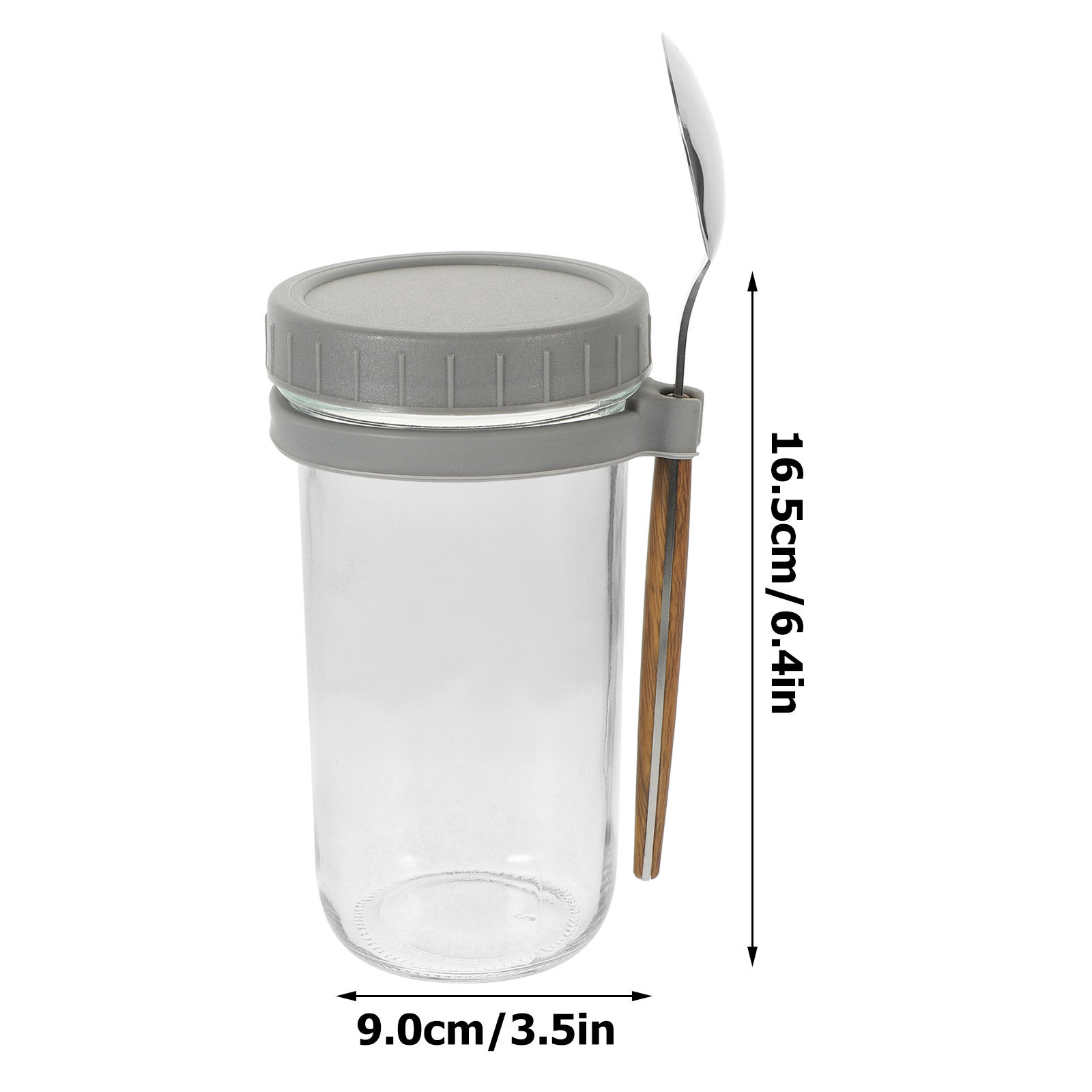 ชุดแก้วเก็บอาหารแบบมีฝาปิด 1 ช - Overnight Oat Jar บทวิจารณ์และราคา
