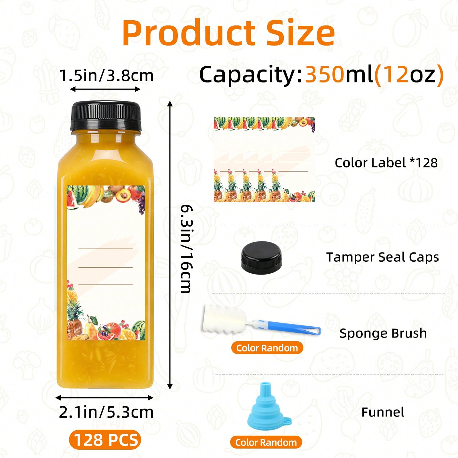 ขวดพลาสติกใสทรงทันสมัย ขนาด 12 - Meal Prep Juice บทวิจารณ์และราคา