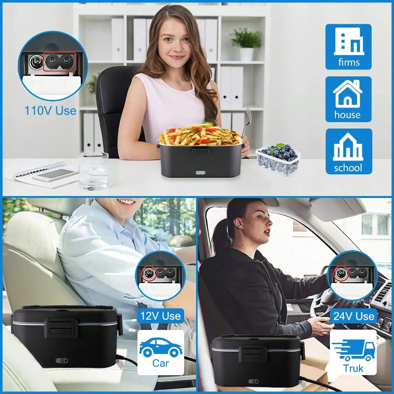 กล่องอาหารอุ่นไฟฟ้า 100W, ความ - Meal Prep Bag บทวิจารณ์และราคา