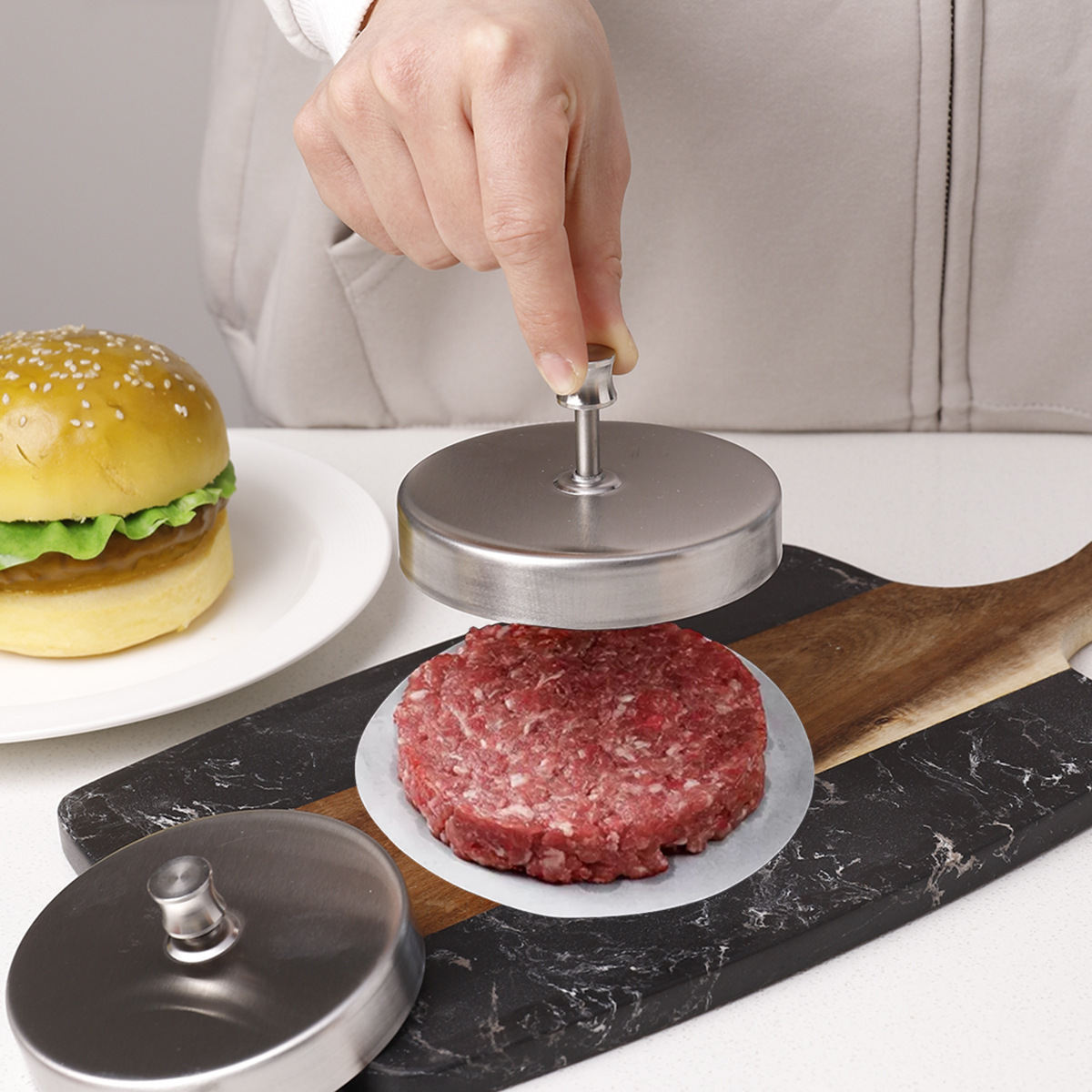 แม่พิมพ์สเตนเลสสำหรับทำเบอร์เก - Rice Ball Mold บทวิจารณ์และราคา