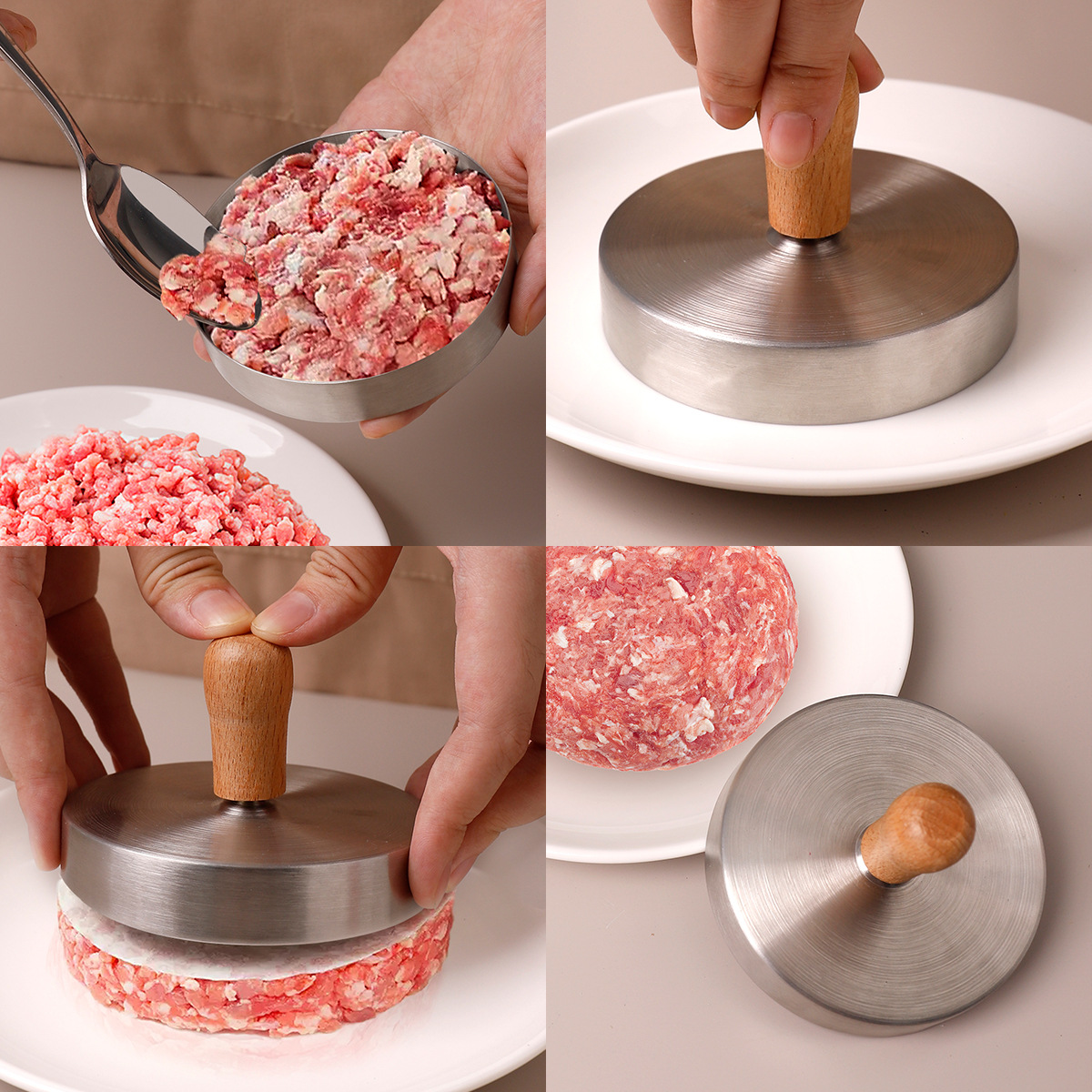 แม่พิมพ์สเตนเลสสำหรับทำเบอร์เก - Rice Ball Mold บทวิจารณ์และราคา