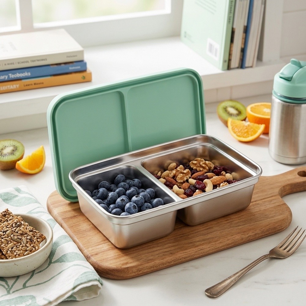 กล่องใส่อาหารสแตนเลสแบบซ้อนได้ - Meal Prep Snacks For Toddlers บทวิจารณ์และราคา