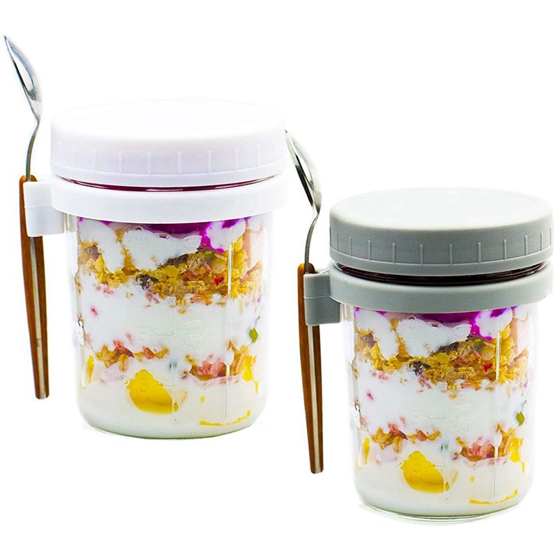 ขวดโอ๊ตแบบใช้ซ้ำได้ ปี 2025+ ส - Overnight Oat Jar บทวิจารณ์และราคา
