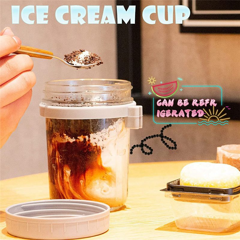 ขวดโอ๊ตแบบใช้ซ้ำได้ ปี 2025+ ส - Overnight Oat Jar บทวิจารณ์และราคา