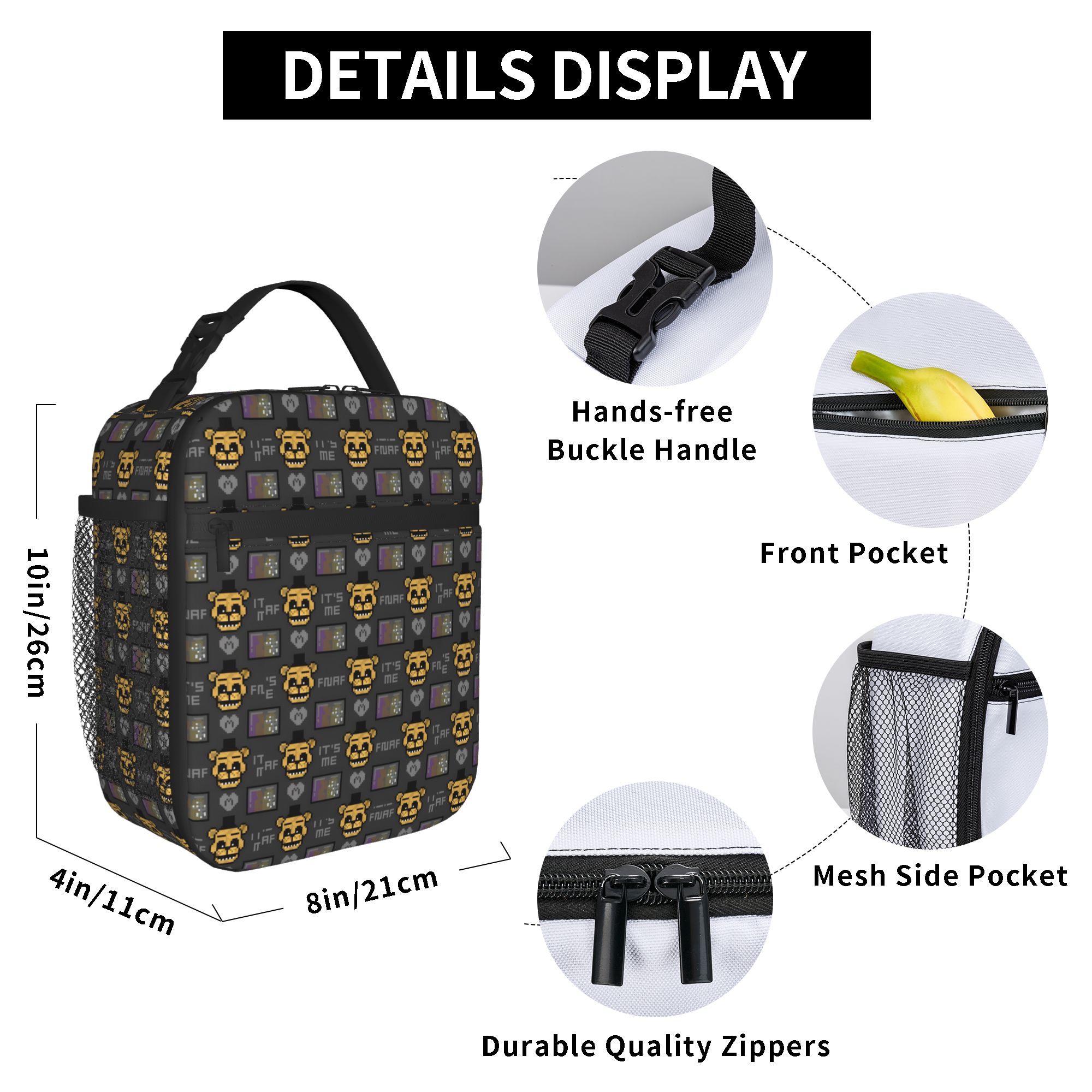 กล่องอาหารกลางวันแบบพกพา FNAF  - Meal Prep Bag บทวิจารณ์และราคา